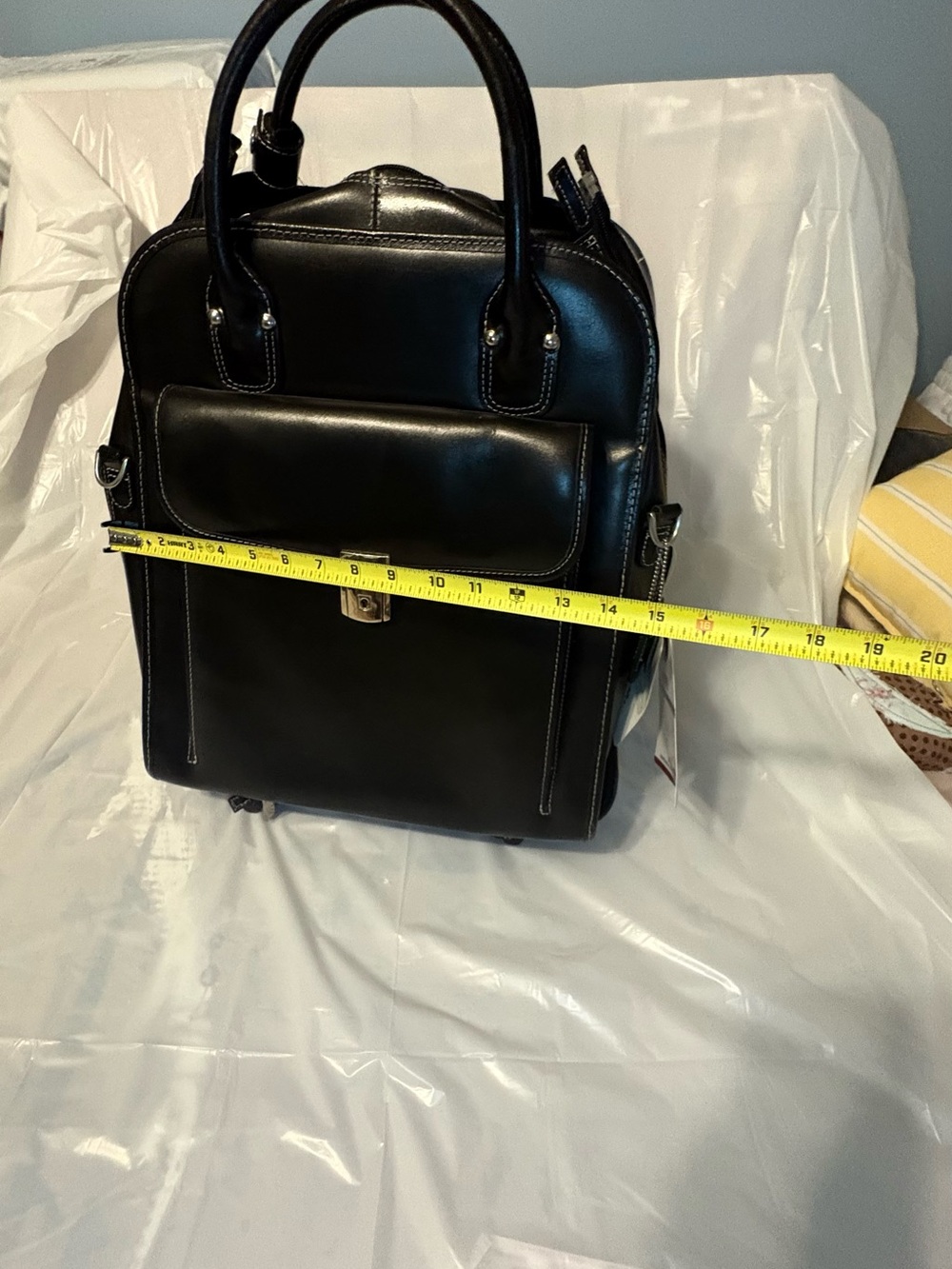 McKlein USA rolling laptop briefcase detachable with wheels - Picture 10 of 16